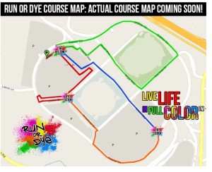 color run map