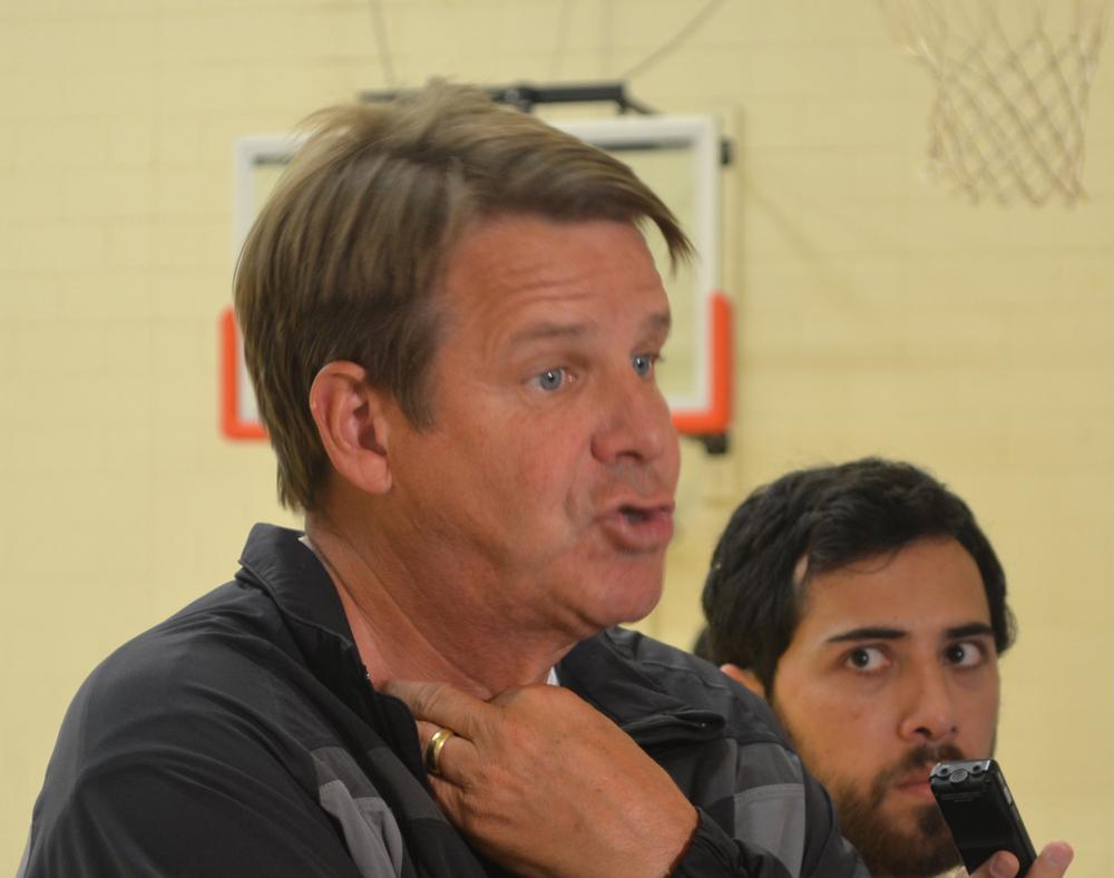 Head coach Tim Floyd addressed the media on what the team is hoping to accomplish this upcoming season