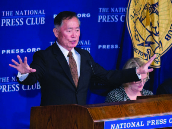 George+Takei+says%2C+%E2%80%9Cthese+are+not+two+cities%E2%80%9D+in+a+speech+about+LGBT+equality+at+the+National+Press+Club+in+Washington.+Takei+played+Commander+Sulu+on+Star+Trek.