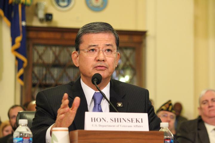 Department of Veterans’ Affairs Secretary Eric Shinseki warns members of a House committee that if the shutdown doesn’t end soon, millions of veterans may not receive benefit payments. Shinseki addressed the Veterans’ Affairs congressional committee Wednesday.