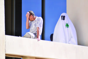 Union Services hosted the annual Halloween costume contest today at noon. 