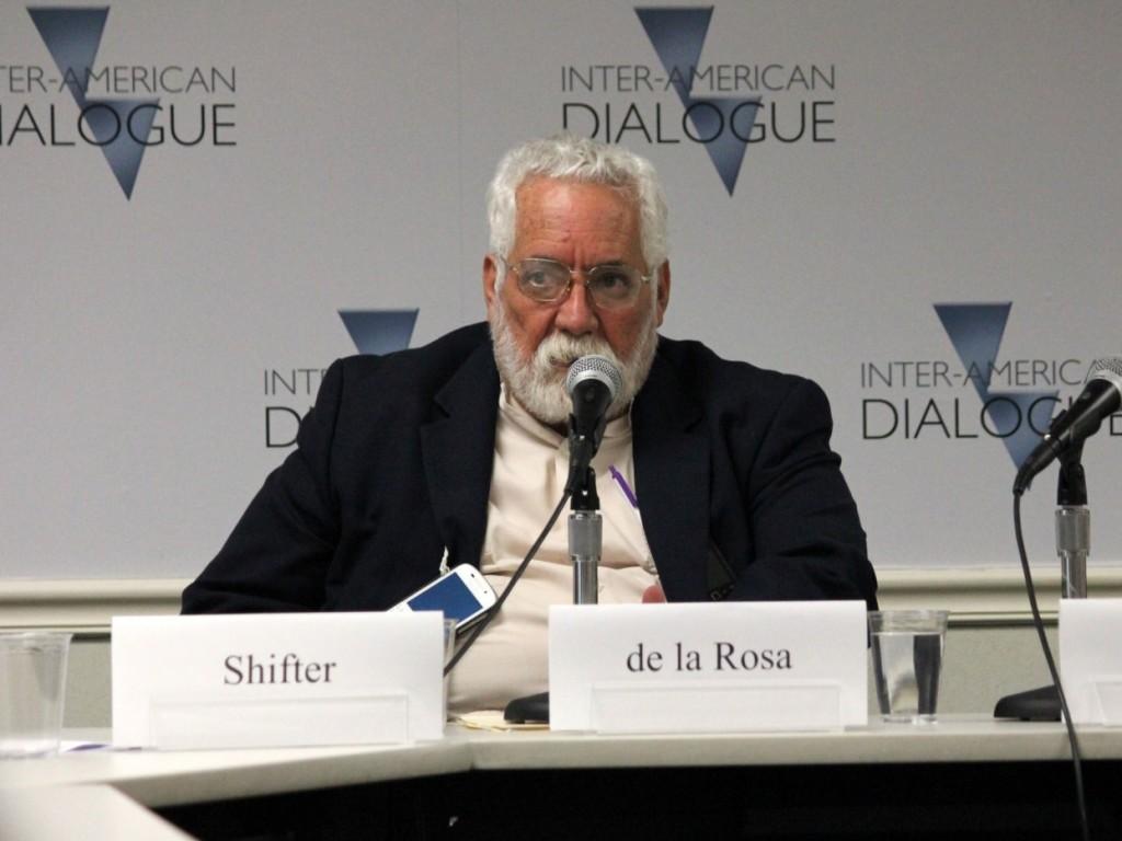 Human rights activist and lawyer, Gustavo de la Rosa, says Wednesday that the organizing of the citizenry, not politicians, is bringing down murder rates and violations of human rights in Ciudad Juárez. He spoke at the Inter-American Dialogue event on the state of human rights in the city.