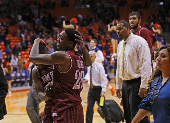 Aggies sweep I-10 series with 77-68 win over UTEP