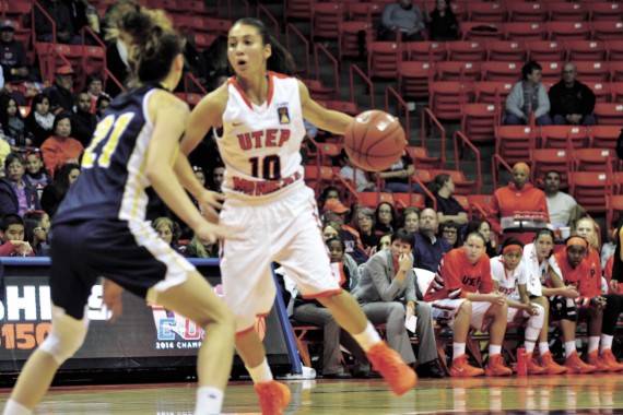 Junior point guard Stacie Telles is the second leading scorer for UTEP. She started her first game for UTEP against Northern Arizona on Nov. 22.