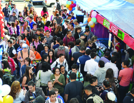  UTEP students came out to the 30th Annual International Food Fair put on by student organizations. 