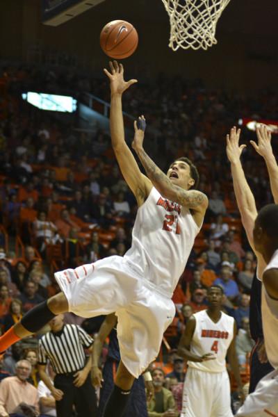 Bohannon with a layup, finished with 8 points.