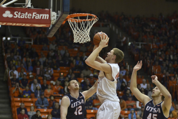 Freshman Matt Willms had his third straight start for the Miners.