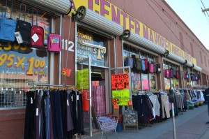 Markets on the streets of Segundo Barrio.