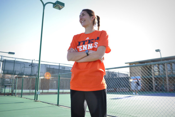 New tennis head coach Myriam Sopel came in to replace Mark Roberts.
