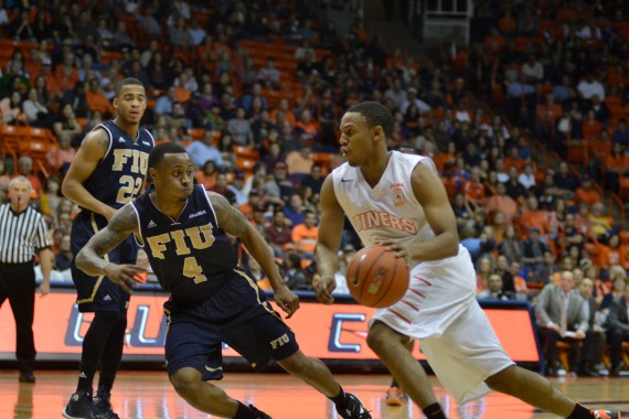 Junior point guard C.J. Cooper has scored more than 10 points per game in eight of the last nine Miners games.