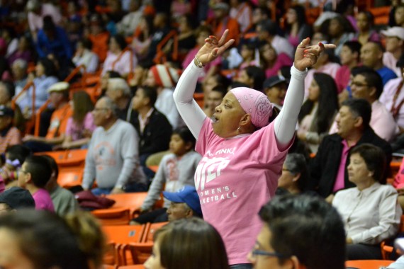 Patricia Flores known as Miss Pat has been attending UTEP games since the late 1980s.