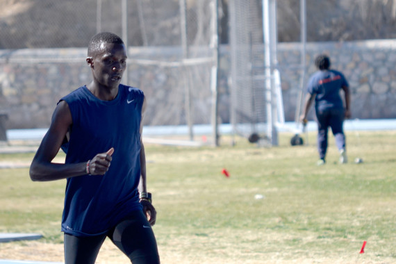 Junior distance runner Anthony Rotich set the 11th fastest time on the nation at Husky Classic