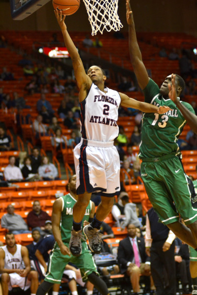Marshall holds on to early lead to upset Florida Atlantic