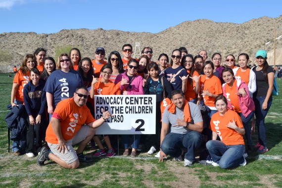 Texas Nursing Student Association  poses on Glory Field before heading off to volunteer. 