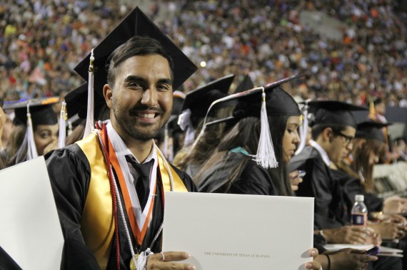 Over 2,800 students from the class of 2014 receive their diploma in the centennial commencement.