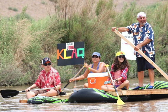 KLAQ Great River Raft Race 2014