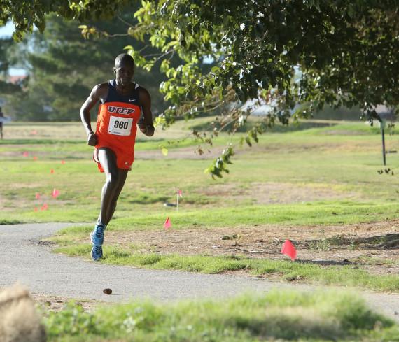 Junior+All-American+Anthony++Rotich+has+dominated+the+opening+half+of+the+Miners+2014+cross+country+season.+