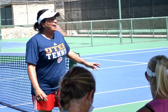 New head coach Cristina Moros is the third head coach in the last nine months for UTEP tennis.