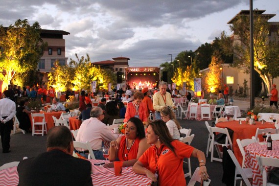 The block party was held on Wiggins Road on thursday, October 9.