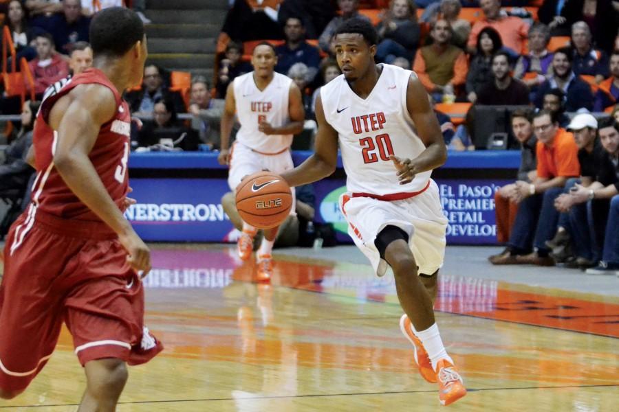 Junior guard Earvin Morris was one of five Miners that scored in double figures