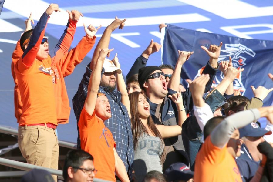 UTEP fans support the Miners in the Gildan New Mexico Bowl. 