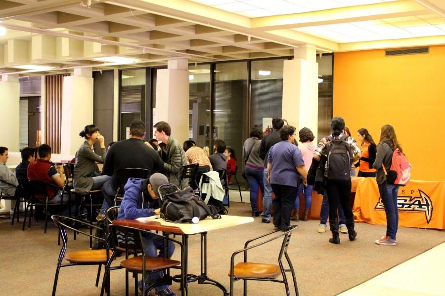 The SGA game day was held on the 3rd floor of the Union East Building. 