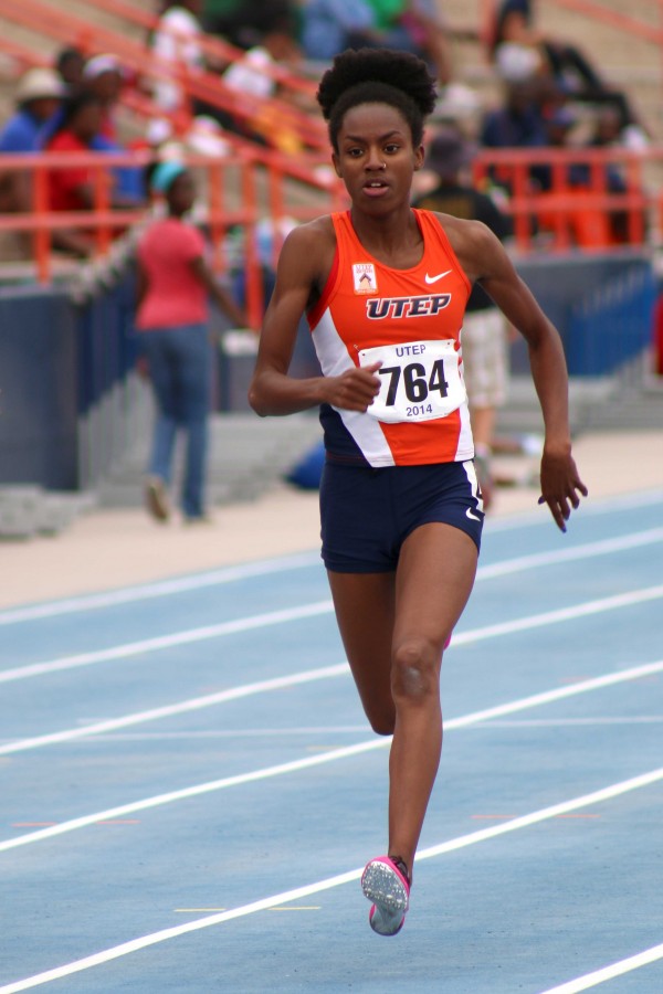 Sophomore Aiyanna Stivierne has the best ranking 400m dash time in Conference USA.