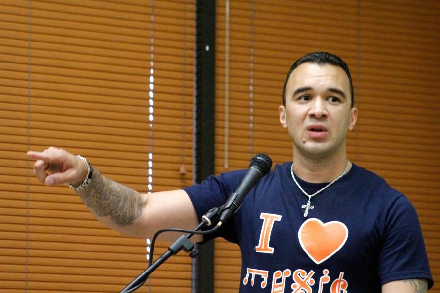 Senior commercial music major, Robert Vega speaks about his time in prison.