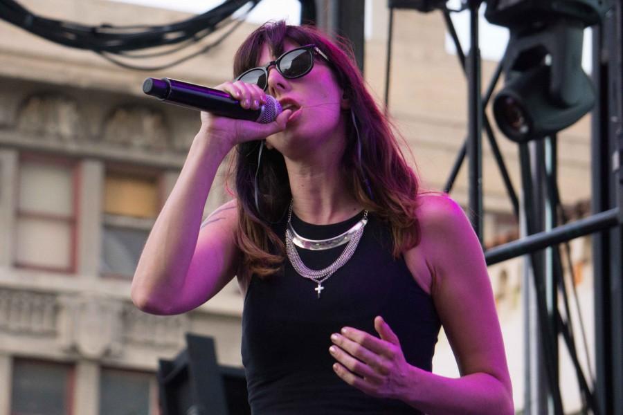 Mexican talent Mala Rodriguez visits and performs for El Paso.