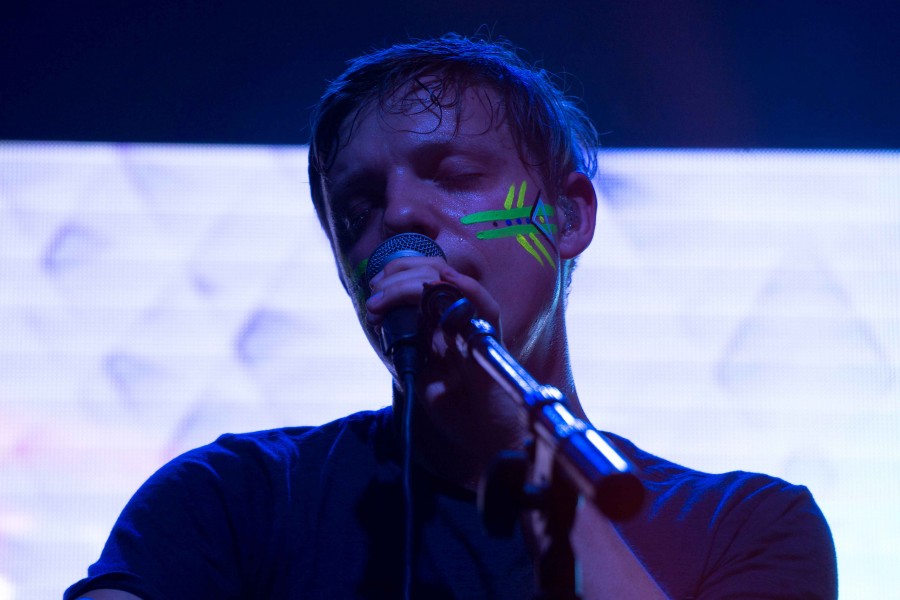 Robert DeLong performs for thousands as part of the festival.