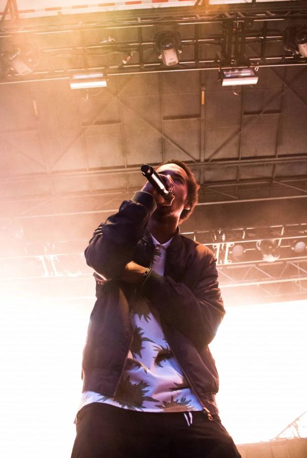 Earl Sweatshirt performs onstage. 