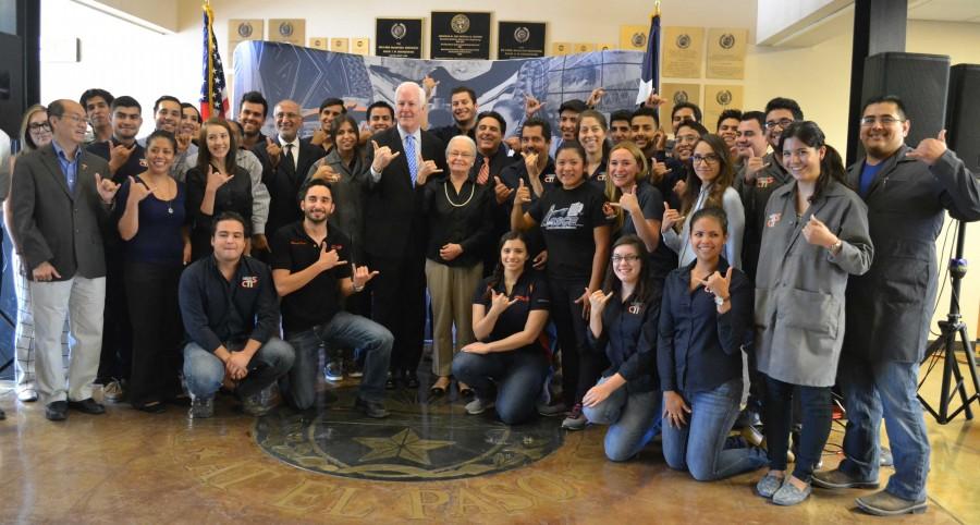 Texas Senator John Cornyn Visits UTEP