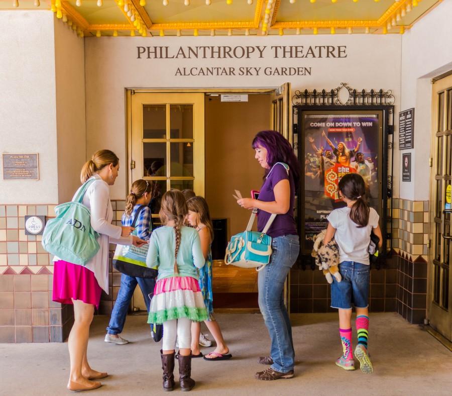 Classic film fans attend the Philanthropy Theatre to see The Little Shop of Horrors.