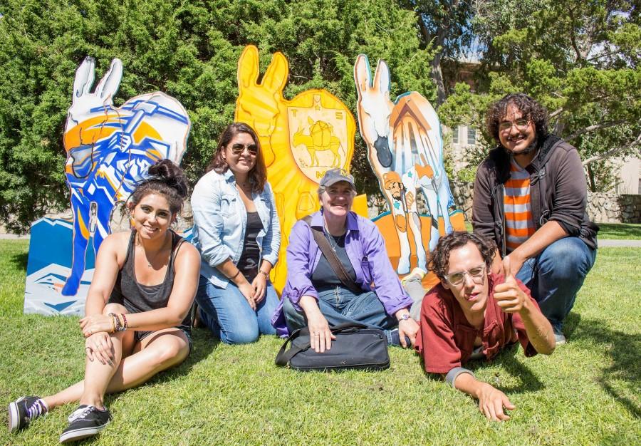 Members of UTEPs Miner Connection provide a food pantry for students, staff, and faculty.