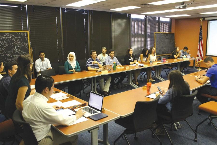 UTEP SGA holds a meeting to discuss issues around the UTEP campus and it’s community. 