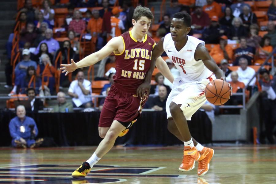 Junior guard Dominic Artis scored 16-points, nine rebounds and eight assists against Loyola in the Miners season opener at the Don Haskins Center this past Saturday. 