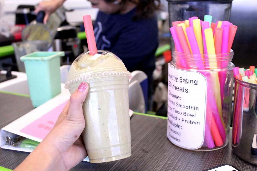 The Groovy Smoothie Café is located inside of Push Fitness Gym and offers a variety of smoothies for people looking for healthier options.  