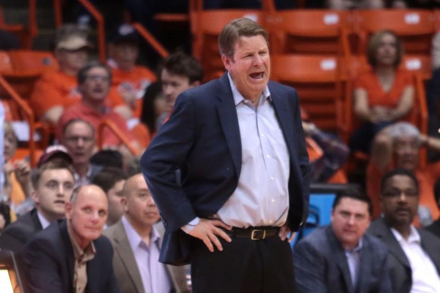 Head coach Tim Floyd and his troops lost two in a row after winning six straight. 