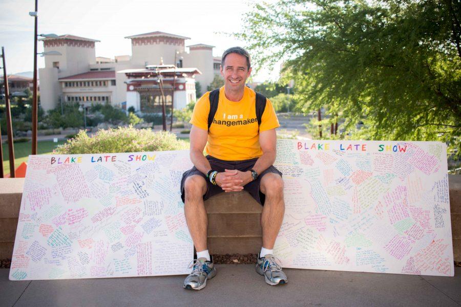 Ron Blake is traveling to college campuses across the country to share his sexual assault story and have others share theirs. 