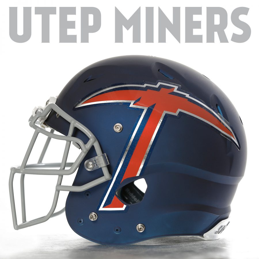 UTEPs+new+football+helmets+will+debut+on+Saturday%2C+Sept.+3%2C+versus+NMSU.+Photo+courtesy+of+UTEP+Athletics