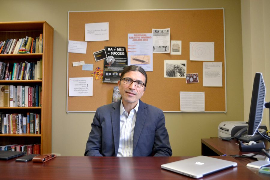 Professor Juan de Piérola is one of seven UTEP professors who have been awarded the 2016 UT Regents’ Outstanding Teaching Award.