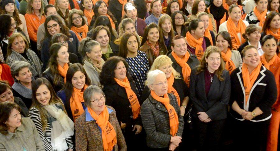 Photo shoot commemorates 100 years of womens inclusion at UTEP