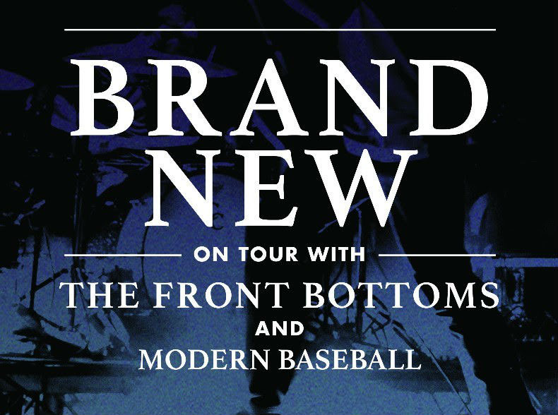 Brand New, Modern Baseball and Front Bottoms heading to Coliseum