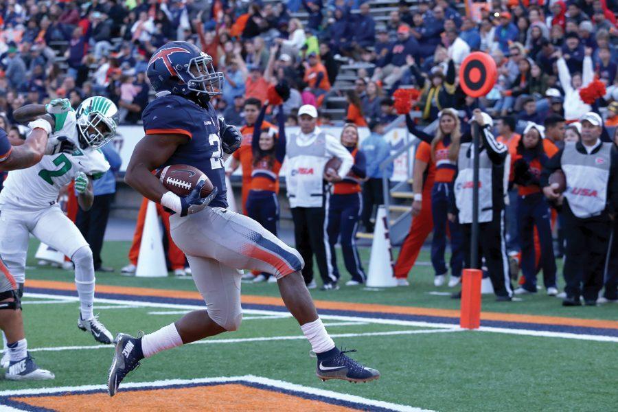 Aaron Jones­­—to the NFL or stay at UTEP?