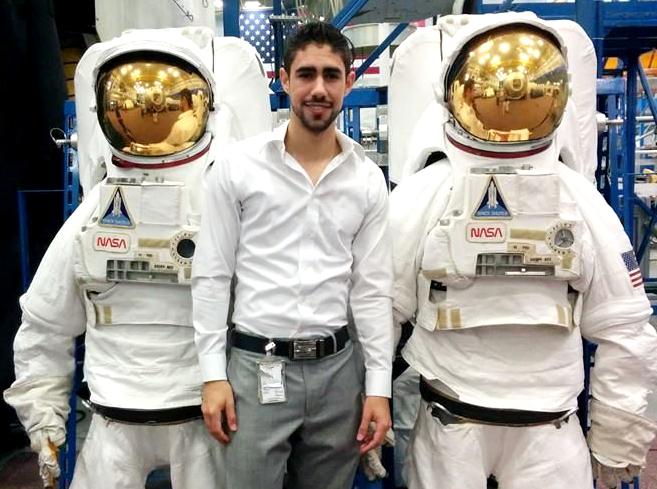 Jesus Trillo at the Johnson Space Center in summer 2014. 