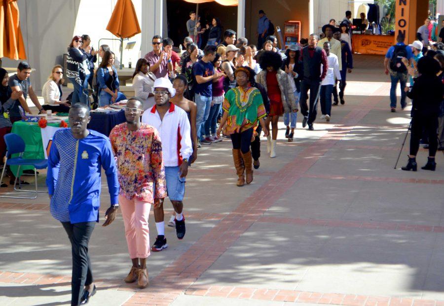 The models of The Beauty of Africa take a final walk on the runway