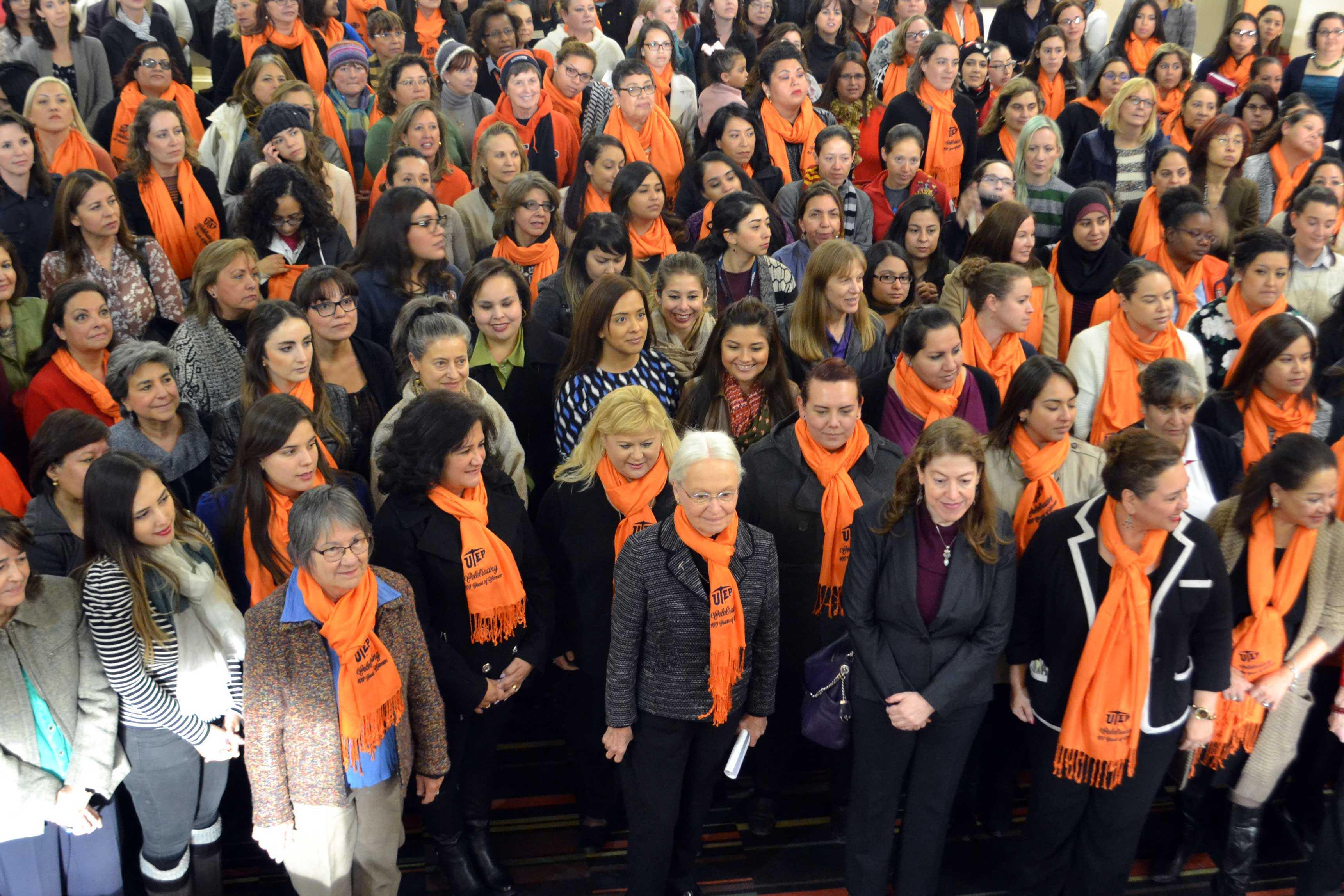 Photo+shoot+commemorates+100+years+of+womens+inclusion+at+UTEP