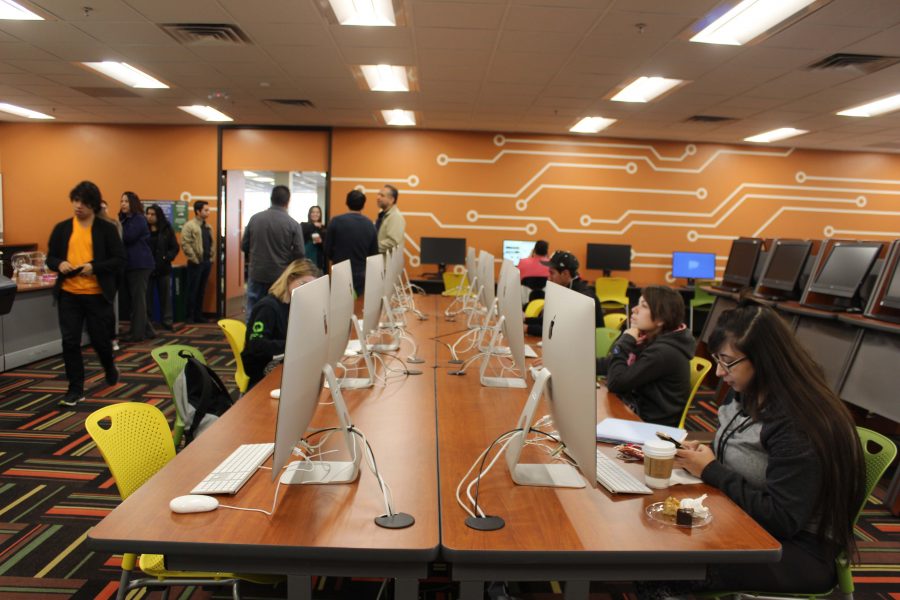 The newly opened Cyber Café is located in Union East building on the second floor. 