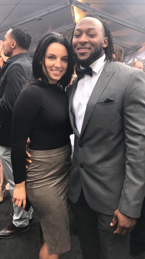 Aaron Jones tries to find time with girlfriend Nicole Lindsay while preparing or the NFL Draft.