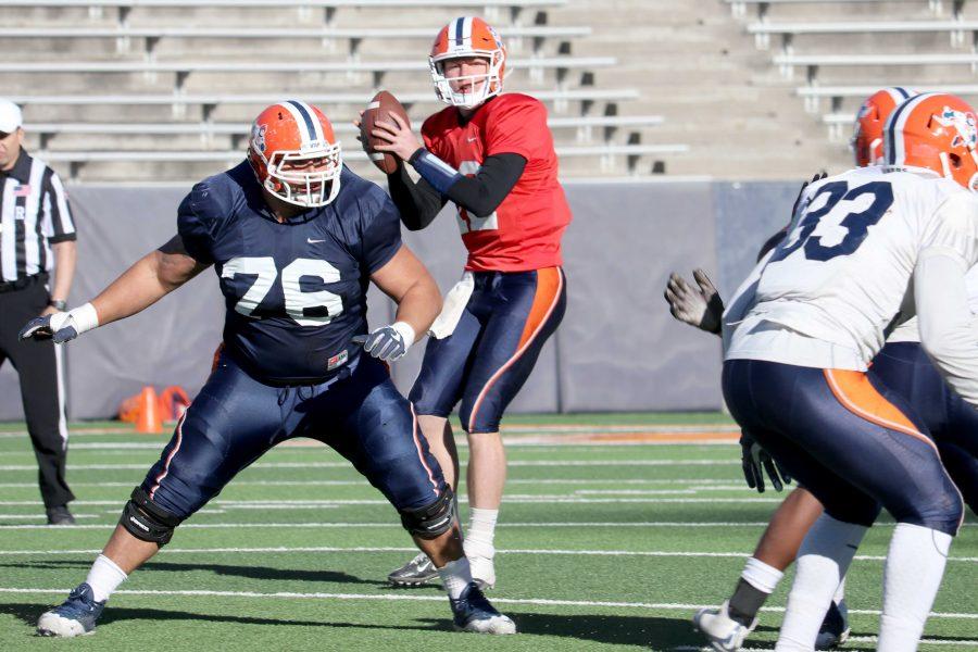 In+his+junior+season%2C+quarterback+Ryan+Metz+enters+spring+practice+for+the+first+time+knowing+that+he+is+the+starting+quarterback+for+the+Miners.